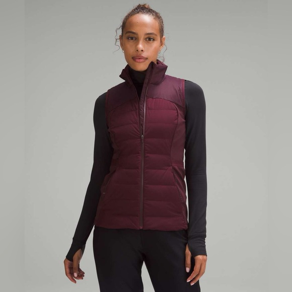 🆕 Lululemon Down for It All Vest in Cassis Size 6 - Picture 1 of 9
